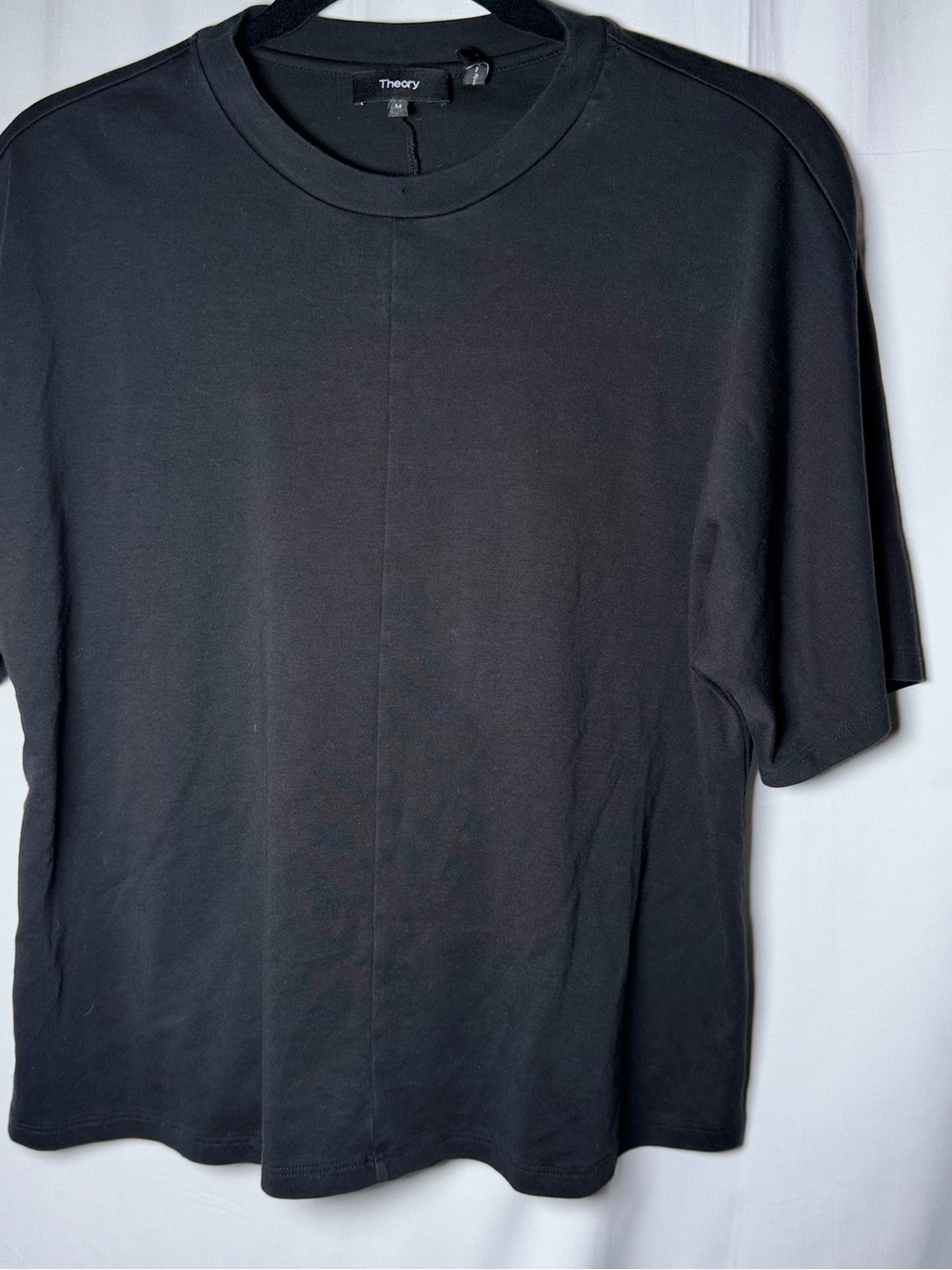 Theory Women’s Black Short Sleeve Crewneck Tee
